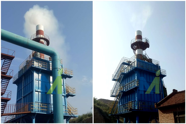 河北威美山西磚廠濕式靜電除塵器煙氣量不大于100000m3/h,設(shè)計(jì)氣速為1m/s